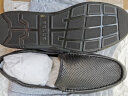 百丽商务皮鞋男商场同款夏季羊皮打孔透气套脚豆豆鞋驾车鞋344E4BM2 黑色 43 晒单实拍图