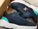 特步（XTEP）跑鞋童鞋儿童运动鞋透气男女童大小童跑步鞋透气软底跑鞋 深邃蓝/海湾蓝【大网眼27-40】 33 码 实拍图