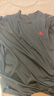 骆驼（CAMEL）运动速干T恤透气宽松户外休闲圆领情侣短袖夏季男款，黑色2XL 实拍图
