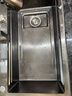 JOMOW水槽5.0加厚厨房大单槽一体盆304不锈钢洗碗池槽多功能洗菜盆GL/d 75*46【5.0加厚】耐磨耐刮 【默认发右下水】左下水需下单备注 实拍图