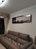 墨派（Mopai）现代轻奢客厅沙发背景墙装饰画2024新款叠加画极简高级感挂画 背有靠山 210x55cm(适合3米沙发)晶瓷 晒单实拍图