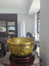 铜聚宝盆摆件沈万三实心八卦聚财铜碗招财米缸家居客厅装饰 35号聚财聚宝盆 实拍图