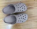 卡骆驰（CROCS）洞洞鞋贝雅男鞋女鞋轻便耐磨一脚蹬拖鞋休闲鞋|10126 卵石色-2V3 37 /38(230mm) 实拍图