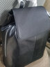 朱尔包包女包头层牛皮双肩包女经典时尚背包女休闲大容量双肩背包女 【黑色】高颜值真皮外出旅行包 实拍图