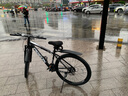 飞鸽铝合金山地车禧玛诺变速单车自行车大学生青少年成人越野车内走线 星钻黑【铝合金车架+全轴承】 29寸（适合175cm-205cm) 21速禧玛诺指拨变速线刹 实拍图