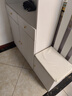 傲墨轩欧式实木鞋柜进门入户隔断屏风玄关柜家用客厅鞋柜挂衣架一体靠墙 奶油白+两门+长120【右换鞋凳】 实拍图