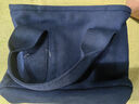 摩奇奥（MOQO）千层包女士帆布包手提包多隔层小包包妈咪外出手拎包袋子 深蓝色 【小】手提 实拍图