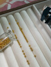 金小貅黄金蹦迪珠999足金爆闪雷瑟珠diy散珠5G足金手链金珠子女编绳送礼 0.8g,4mm蹦迪珠 实拍图