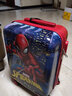 yitongxiang迪士尼儿童可坐拉杆箱爱莎公主行李箱万向轮旅行男女童登机箱 漫威蜘蛛侠-18英寸拉链 实拍图