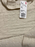 优衣库女装可机洗纽花针织连帽套头衫/25秋冬新款478871 33 卡其色 L /160/88 实拍图