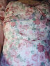 MORING BULL大码女装夏季胖mm新款连衣裙胸大玫瑰碎花裙子女收腰显瘦夏法式茶 粉色玫瑰连衣裙 XL（120-140斤） 晒单实拍图