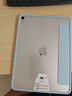 堡立 ipadpro保护壳套苹果平板Air5透明磁吸带笔槽亚克力三折全包防摔硅胶硬壳软边框保护套11英寸7代 天云蓝 适用iPad Air10.9寸/Air11寸通用 实拍图