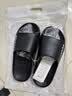 回力厚底防滑男女士凉拖室内外穿软底洗澡浴室拖鞋HL0212黑色40-41 实拍图
