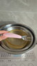 babycare婴儿勺子儿童餐具叉勺宝宝吃饭勺子不锈钢刮泥勺果泥勺 欧泊粉 实拍图