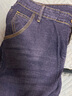 真维斯（JEANSWEST）牛仔裤男2025秋季冰丝薄款宽松直筒裤百搭男裤子休闲长裤蓝色34 实拍图