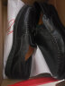 木林森（MULINSEN）男鞋商务休闲简约舒适套脚豆豆鞋男 黑色 42码 8028 晒单实拍图