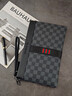 Cohnim kevin奢侈品男士手包手拿拉链男包手抓长钱包送老公男友七夕情人节礼物 【时尚百搭】c211格子黑【休闲百搭】 实拍图