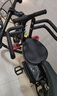 宝钺电动车自行车两用儿童座椅前置山地车休闲车共享单车宝宝安全坐椅 自行车黑色加厚单座+扶手+长脚踏 实拍图