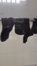 肌动（MUSCLESWING） 马拉松专业运动短袜子毛巾底防滑跑步袜男女短筒速干篮球训练袜 黑色3双装 M码（40-44） 实拍图