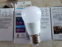 飞利浦philips飞利浦LED灯泡 螺口 螺纹led节能灯泡照明家用超亮灯泡 3.5W 四只装 E27大螺口直径4.5  白光 6500K 实拍图