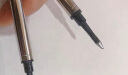 英雄（HERO）宝珠笔笔芯 359螺旋型 黑色宝珠笔签字笔 12支装 0.5mm  实拍图