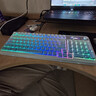 狼蛛（AULA）S99无线蓝牙有线三模键盘机械手感 游戏电竞专用RGB背光拼色静音键盘鼠标套装mac电脑键盘 S99Pro星云冰蓝【多功能显示屏】三模RGB 实拍图