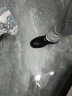 老爷车（WECKER）春夏镂空休闲凉皮鞋男真皮透气时尚圆头工装鞋子男潮复古男鞋牛皮 6503黑色[网纱内里] 41 实拍图