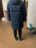 鸭鸭（YAYA）爸爸羽绒服男冬中年男士加肥大码中老年男款冬季中长款保暖外套D 藏青色 XL 实拍图