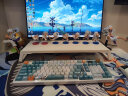 木藝生显示器增高架台式电脑支架显示屏高底座桌面置物架键盘架子储物架 【免安装】云朵白-白架 置物架 实拍图