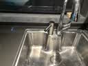 艾克（AIKE）皂液器水槽用洗洁精自动感应器不锈钢龙头式泡沫洗手液机洗手液器 【AK1312拉丝】304不锈钢/滴液款 实拍图