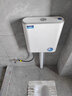 松鲸 陶瓷蹲便器套装带水箱套装厕所蹲坑便池防臭带存水弯卫生间家用 无弯【前排水】+冲力王水箱+喷枪 实拍图