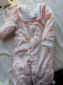 欢喜小熊 0-24个月宝宝连体衣婴儿薄棉外出春秋季哈衣女童秋款爬服 晒单实拍图