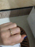 JOLEE戒指女S925银时尚简约黄水晶指环排戒均码饰品送女士节日礼物 晒单实拍图