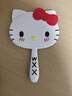 宜乐舒hello kitty镜子粘钻学生宿舍凯蒂猫diy贴满钻手持化妆镜网红爆款 【白色】手柄镜子+全套材料包 实拍图