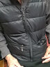 罗蒙羽绒全身加热马甲男电暖马夹充电带自动发热衣服智能温控电热背心 黑色 至尊款 2个2万毫安原装电池 L 实拍图