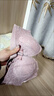莫代尔纯欲性感前扣内衣女本命年套装美背蕾丝聚拢收副乳无钢圈文胸罩 浅紫色套装 L -36/80AB[小胸聚拢] 实拍图