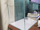 坤宁王金晶超白玻璃鱼缸40*30方缸家用小型裸缸桌面造景溪流缸乌龟缸 实拍图