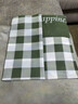 桌布新款欧式风格防水防油免洗餐桌茶几桌垫家用桌布 好运格子-绿色（薄款） 137*137cm 实拍图