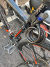 中立（ZOLI）87714车锁 圈型钢缆自行车山地车电动车锁 通用锁 配安装支架 黑色12*120CM 实拍图