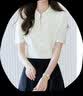 德玛纳（dme）【国风女式t恤】夏季立领修身泡泡袖短袖t恤女 实拍图