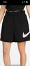 耐克（NIKE）女运动短裤 夏季梭织短裤休闲裤 宽松简约 DM6740-010 黑 XL 实拍图