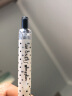 三菱（uni）UMN-138S彩色中性笔 0.38mm按动双珠啫喱笔财务用耐水耐光(替芯UMR-83) 黑色 1支装 实拍图