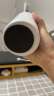 双枪咖啡杯不锈钢水杯 杯子保温带盖办公室车载高颜值 510ml白色 实拍图
