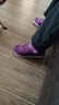 双星老人鞋棉鞋女鞋秋冬季加绒保暖加厚中老年人冬款健步鞋软底中高帮休闲鞋妈妈鞋 BD0051 紫藤色 36 实拍图