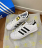 阿迪达斯adidas三叶草贝壳头SUPERSTAR男女休闲鞋EG4958 40码 实拍图