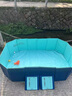 西哈泳士免充气折叠儿童游泳池家用室外小孩婴儿游泳桶成人大型户外支架 3米【入门套餐】免充气泳池 实拍图