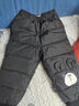 鸭鸭（YAYA）25新款儿童冬季外穿羽绒裤加厚可爱男童女童保暖裤 黑色 100 实拍图
