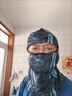 凌云鹤防晒面罩头套冰丝防晒遮脸男女全脸骑行头套夏季防风沙头罩 冰丝面罩（蓝色枫叶） 【吸汗速干 轻盈舒适】 实拍图