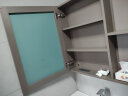 惠达（HUIDA）惠达卫浴1560轻奢浴室柜洗手盆卫生间家用一体洗漱台组合 纸抽+普通镜柜(不含龙头) 晒单实拍图
