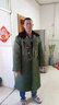 迪伽洛军大衣男老式棉大衣冬季加厚加长款保安大衣黄防寒服东北棉袄棉服 绿色棉里特惠款【不可拆】 均码/小码【适合80-140斤】 实拍图